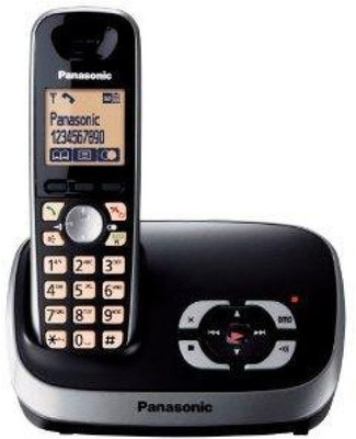 

Panasonic KX-TG 6521/03 Cordless Landline Phone with Answering Machine(Black)
