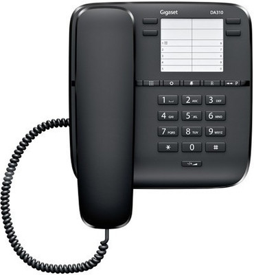 Gigaset DA310 Corded Landline Phone(Black)