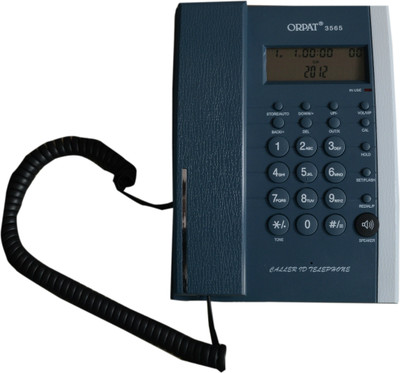 

Orpat 3565 Corded Landline Phone(C.Blue)