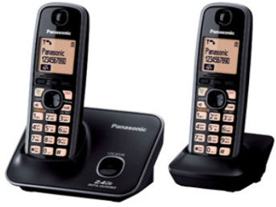 

Panasonic KXTG-3712 Cordless Landline Phone(Black)