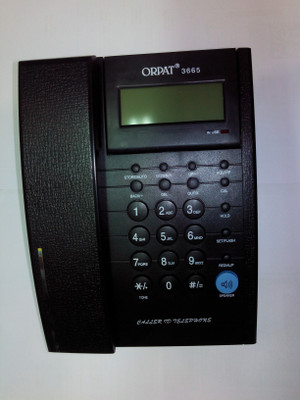 

Orpat 3665 Cordless Landline Phone(Full Black)