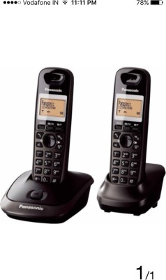 

Panasonic KX-TG2512 Cordless Landline Phone(Black)