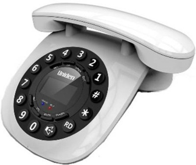 Uniden AT8601 Corded Landline Phone(White)