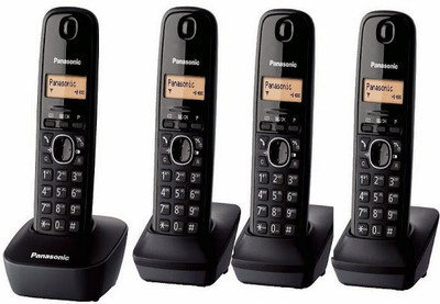 

Panasonic PA-KXTG1614 Cordless Landline Phone(Black)