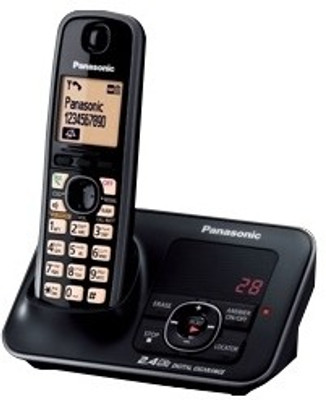 

Panasonic KXTG-3721SX Cordless Digital Landline Phone(Black)