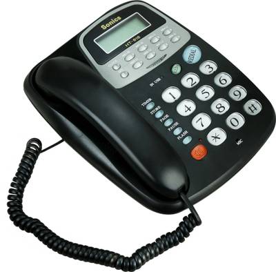 Sonics HT-818 Corded Landline Phone