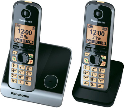 

Panasonic KX-TG6712CX Cordless Landline Phone(Black, Silver)