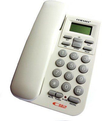 

Italish Home Official White Landline Telephone Cordless Landline Phone(White)