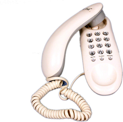 Talktel F-1 Wh Corded Landline Phone(White) available at flipkart for Rs.440