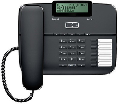 Gigaset DA710 Corded Landline Phone(Black) Flipkart