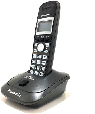 Panasonic KX-TG3551SXT Cordless Landline Phone(Black)