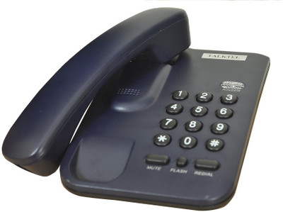 

talktel f33 bl Corded Landline Phone(Blue)