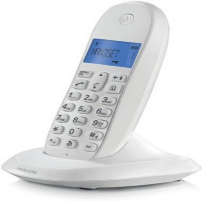 

Motorola C 1001 LI Cordless Landline Phone(White)