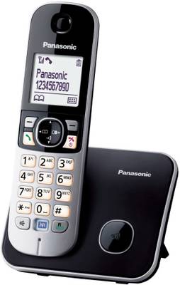 Panasonic KX-TG6811FXB Cordless Landline Phone  (Black)