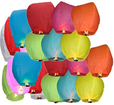 61% OFF on AOC Multicolor Paper Sky Lantern(90 cm X 50 cm, Pack of 20) 61% OFF on AOC Multicolor Paper Sky Lantern(90 cm X 50 cm, Pack of 20)