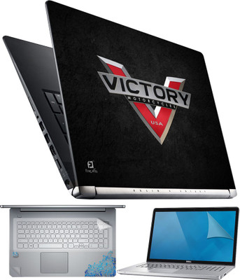 

FineArts Victory Motorcycles 4 in 1 Laptop Skin Pack with Screen Guard, Key Protector and Palmrest Skin Combo Set(Multicolor)