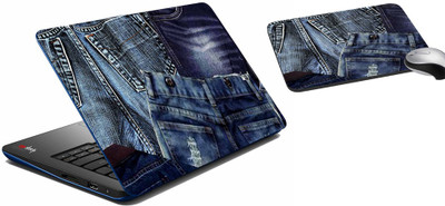 meSleep Jeans Laptop Skin 235 Combo Set(Multicolor) available at flipkart for Rs.299