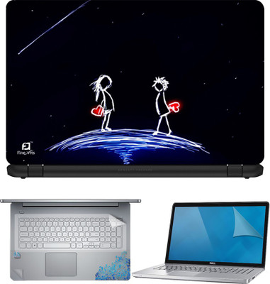 

FineArts Propose At Night 4 in 1 Laptop Skin Pack with Screen Guard, Key Protector and Palmrest Skin Combo Set(Multicolor)