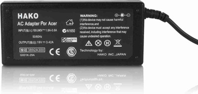 

Hako 65W 19V 3.42 65 W Adapter(Power Cord Included)