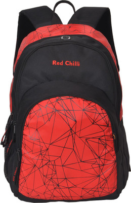 

Red Chilli 15.6 inch Laptop Backpack(Red, Black), Black;red