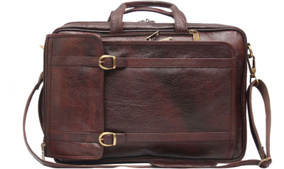 

C Comfort 15 inch Expandable Laptop Messenger Bag(Brown), El35 brown