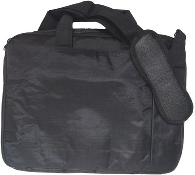 

Arow 14 inch Laptop Messenger Bag(Black), Black-01