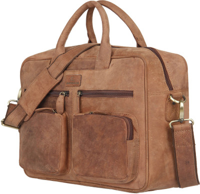 

Leaderachi 15 inch Laptop Messenger Bag(Brown)