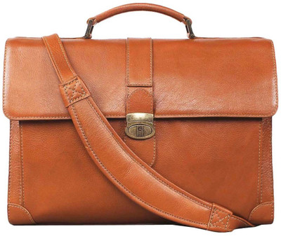 

Brune 15 inch Laptop Messenger Bag(Tan)