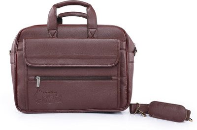 

Elligator 15 inch Laptop Messenger Bag(Brown), Brownel02