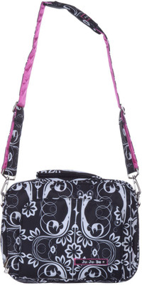 

Jujube 13 inch Laptop Messenger Bag(Black, Pink)