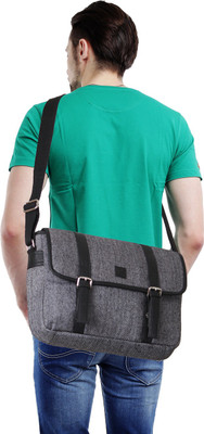 

Allen Solly 14 inch Laptop Messenger Bag(Black, Grey)