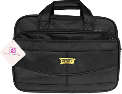 

Fashion Knockout 15 inch Expandable Laptop Messenger Bag(Black)