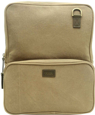 

Viari 13 inch Laptop Messenger Bag(Khaki), Dark khaki