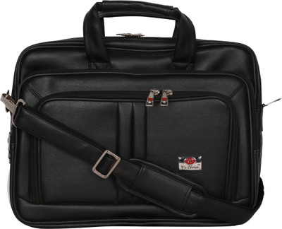 

ZIFANA 15 inch Expandable Laptop Messenger Bag(Black)
