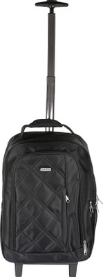 

Kara 14 inch Trolley Laptop Strolley Bag(Black)