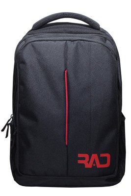 

RAD 17 inch Laptop Backpack(Black, Red)