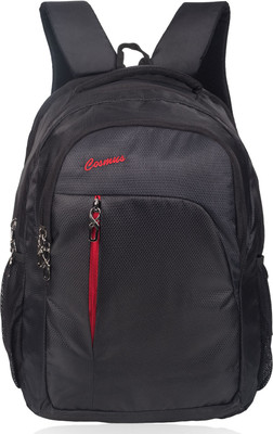 

Cosmus 15.6 inch Laptop Backpack(Black), Black-red