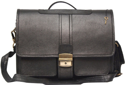 

C Comfort 11 inch Expandable Laptop Messenger Bag(Black), El42 black