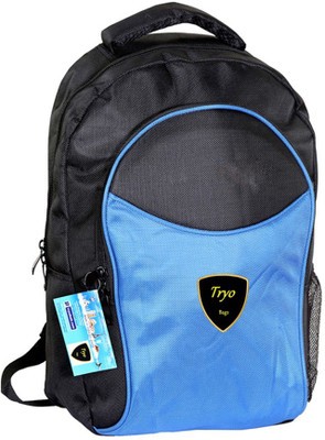 

Tryo 15 inch Laptop Backpack(Black, Blue)