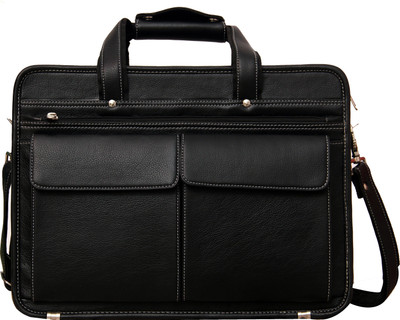 

Rehbar 15 inch Expandable Laptop Messenger Bag(Black)