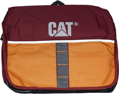 

CAT 15 inch Laptop Messenger Bag(Orange, Maroon), Maroon/orange