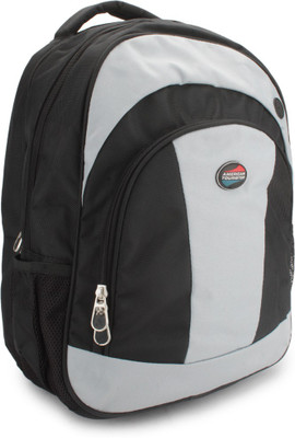 

American Tourister 16 inch Laptop Backpack(Black, Grey)