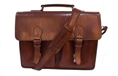 

Pellezzari 14 inch Laptop Messenger Bag(Brown)