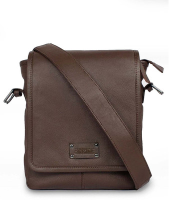 

Brune 8 inch Laptop Messenger Bag(Brown)