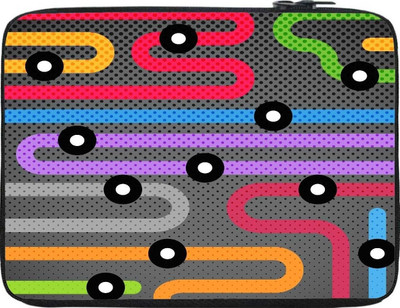 

Snoogg 15 inch Expandable Sleeve/Slip Case(Multicolor)