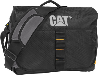 

CAT 15 inch Laptop Messenger Bag(Grey), Black;grey