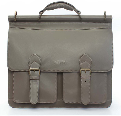 

Brune 15 inch Laptop Messenger Bag(Grey), Olive