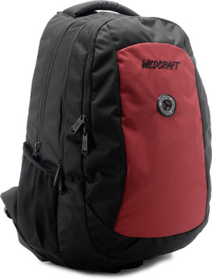 Wildcraft 14 inch Laptop Backpack(Black), Red