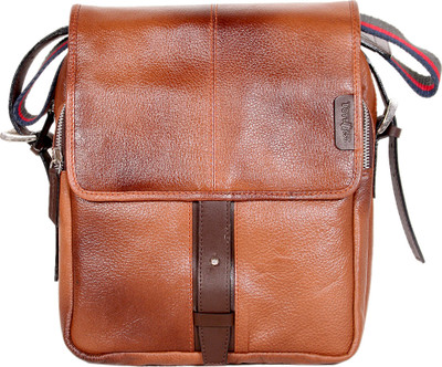 

Tortoise Laptop Messenger Bag(Brown), Light brown