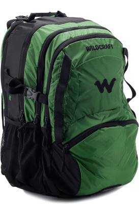 

Wildcraft Laptop Backpack(Black, Green), Lime